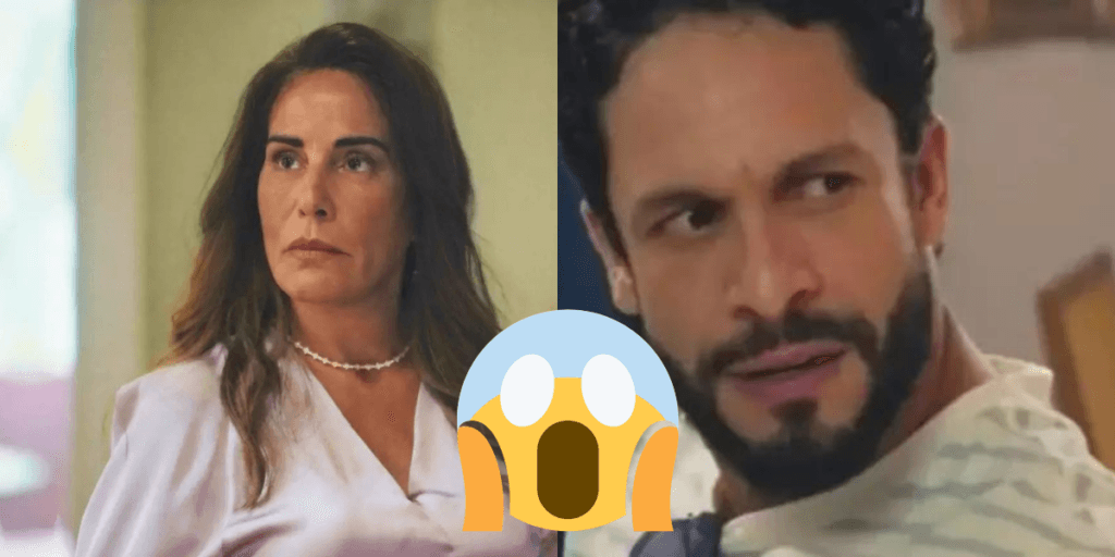 Terra e Paixão: Após trair Antônio com rapaz, Irene vai ao chão com farsa de Luigi e dá facada no genro