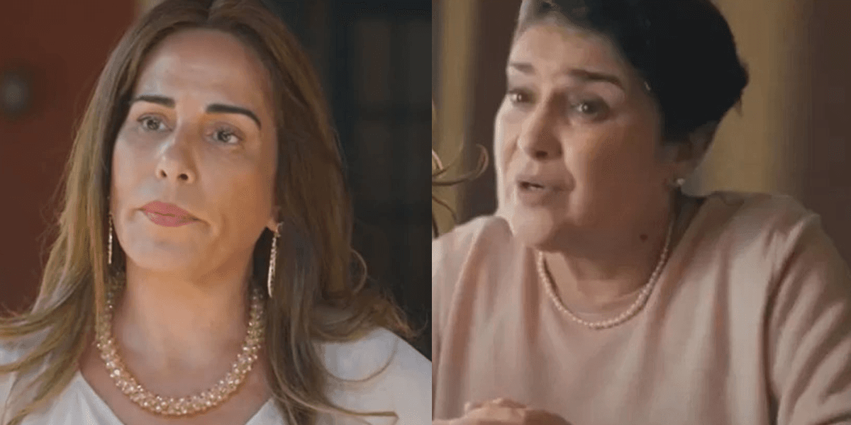 Terra e Paixão - Irene e Angelina (Foto: Reprodução, Globo) Terra e Paixão - Irene e Angelina (Foto: Reprodução, Globo)