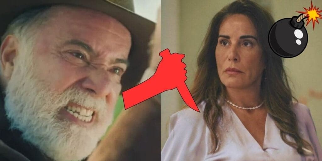 Terra e Paixão - Antônio se enfurece após ser apunhalado sem dó por Irene e decide matar personagem