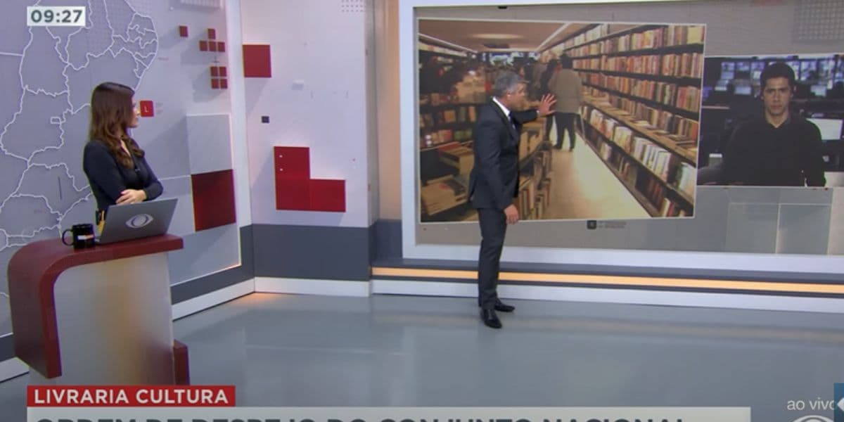 Joel Datena fala sobre a ordem de despejo da Livraria Cultura (Reprodução: Band)