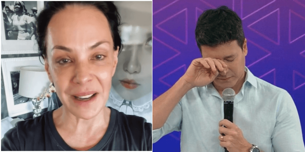 O choro de Carolina Ferraz e Rodrigo Faro após perderem o chão com situação: "Vamos falar"
