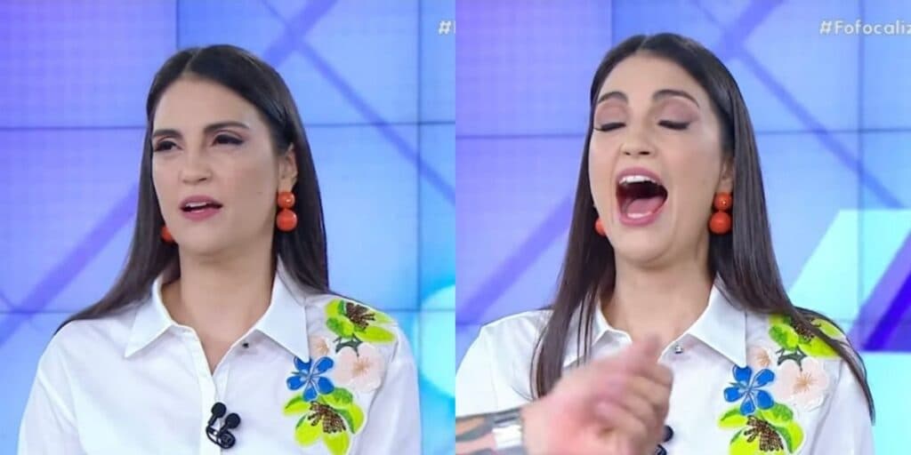 "Que humilhação": Chris Flores perde o chão com apresentadora dando na cara de funcionário no SBT