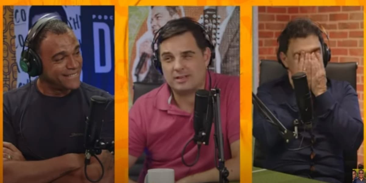 Zezé no podcast de Denílson (Foto: Reprodução/YouTube)