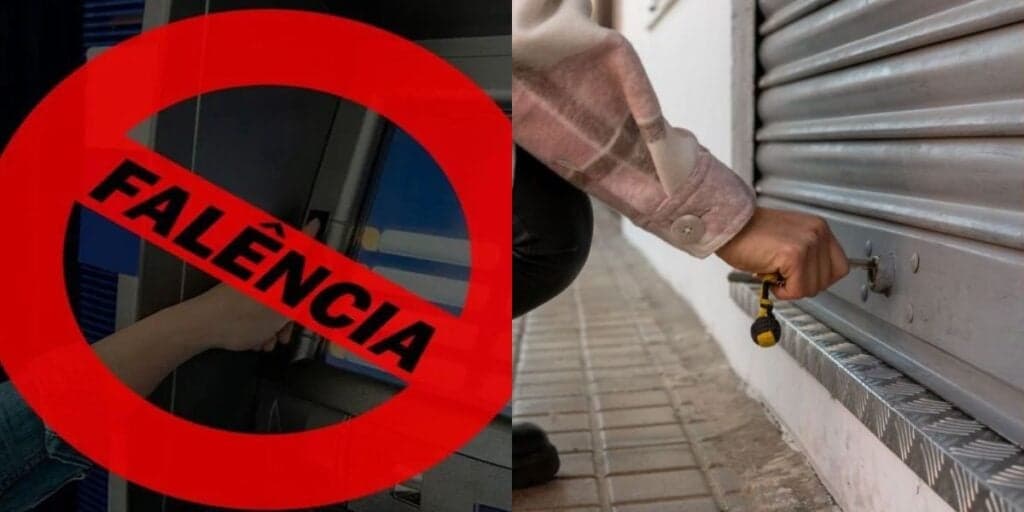 A falência de dois bancos gigantes em país, com fim decretado, portas fechadas e clientes em alerta