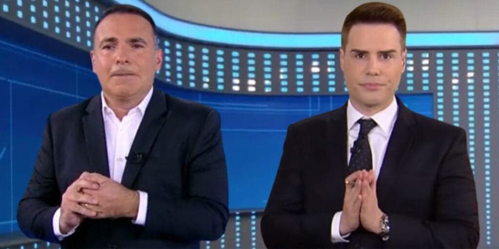 O choro de Reinaldo Gottino e Luiz Bacci ao perderem o chão em seus jornais ao vivo na Record