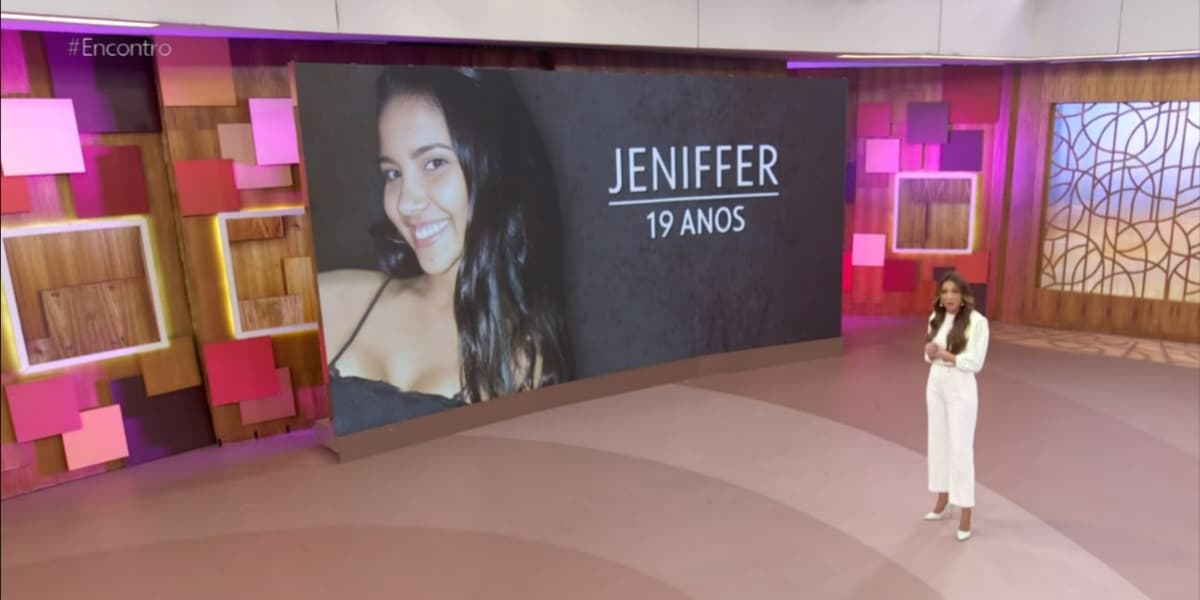 Patrícia Poeta repercutiu morte da jovem Jeniffer Carvalho (Foto: Reprodução/TV Globo)