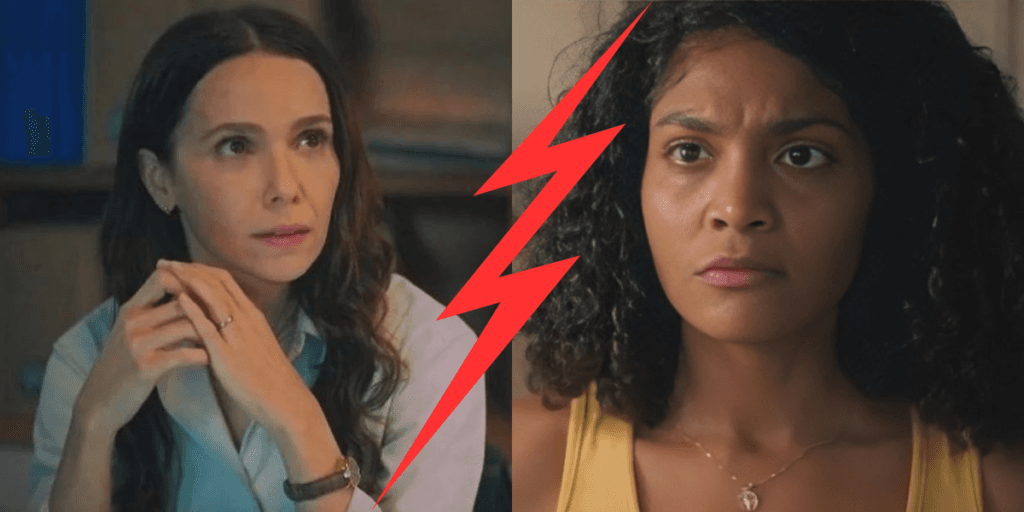Terra e Paixão- Lucinda toma mais uma facada nas costas e joga Aline em armadilha cruel de Irene