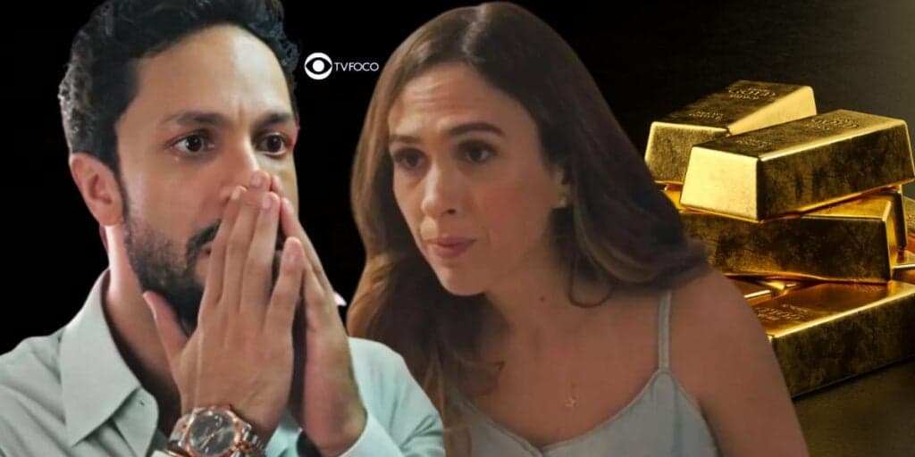 Terra e Paixão - Luigi encontra ouro 'malocado' por Cândida, mas acaba atrás das grades e arrasta até Anely