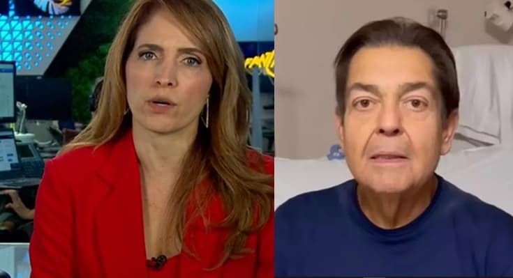 Fantástico para programação e acaba de entrar com informação de Faustão e luta pela vida