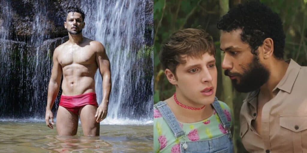Ator de Terra e Paixão resolve assumir sobre bastidores da trama ao lado de colega: "Faço gostoso"