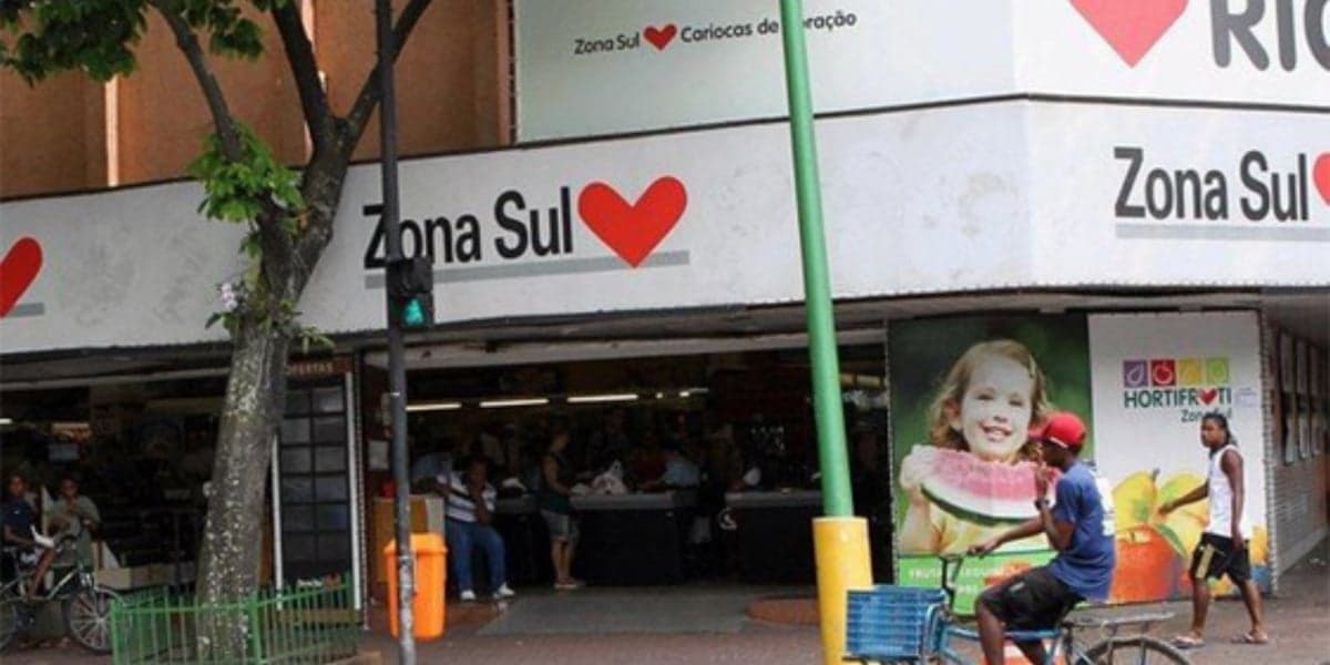 Filial do Supermercado Zona Sul que baixou às portas - Foto: Reprodução/Internet Filial do Supermercado Zona Sul que baixou às portas - Foto: Reprodução/Internet