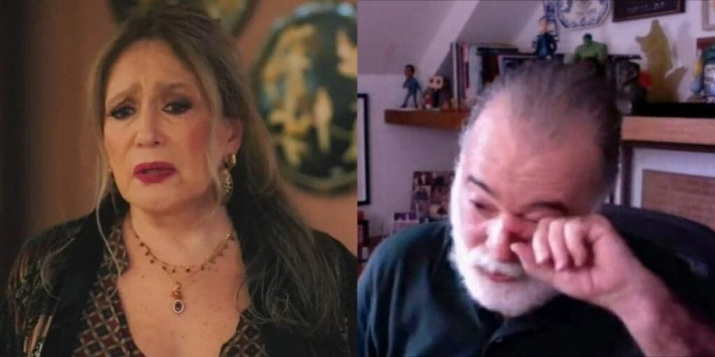 Tony Ramos acaba de cair no choro e perde o chão ao vivo no Encontro com o que ouve de Susana Vieira