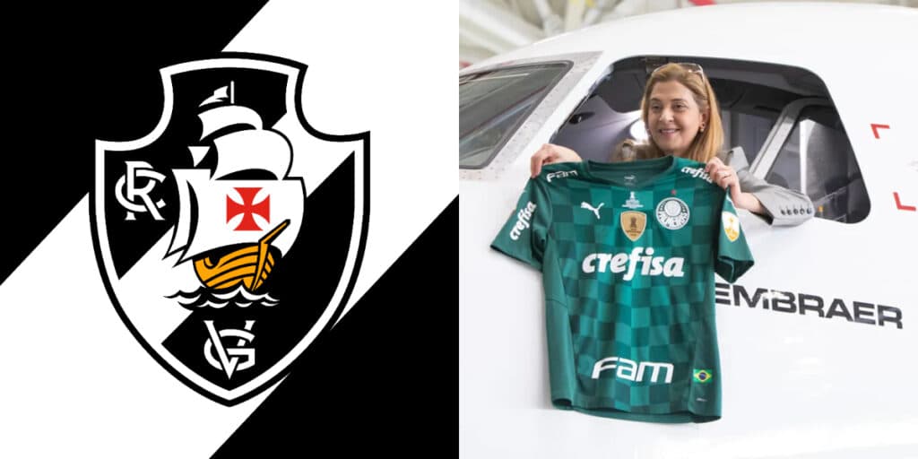 Na calada da noite, Vasco tem vida atingida por avião de Leila e Abel e Palmeiras tem 5 desfechos de jogadores
