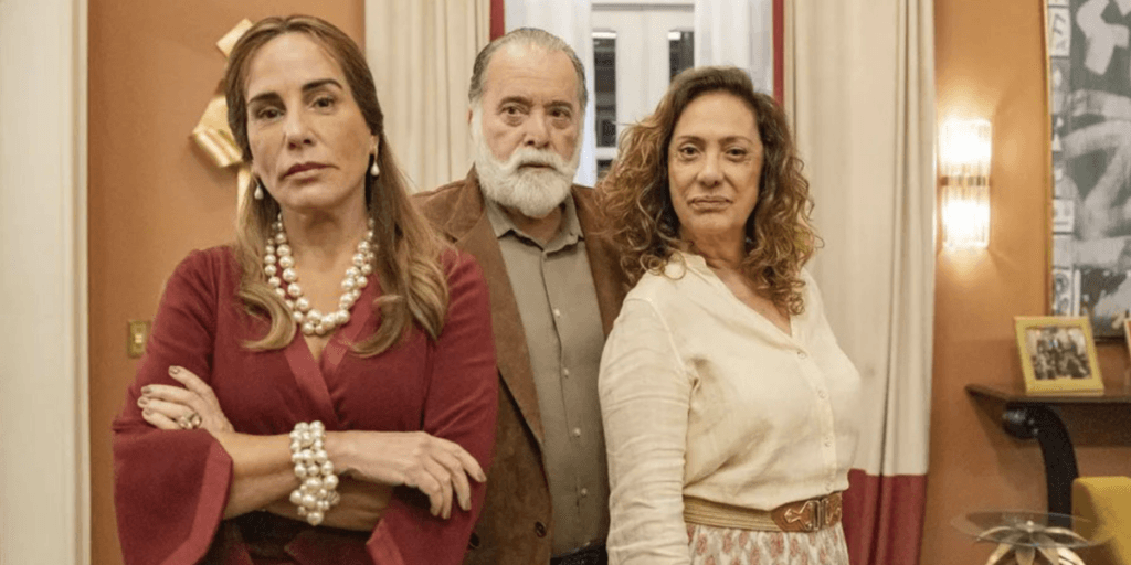 Terra e Paixão - Antônio faz amor sem proteção com Agatha e dá apunhalada em Irene ao decidir fim com a esposa