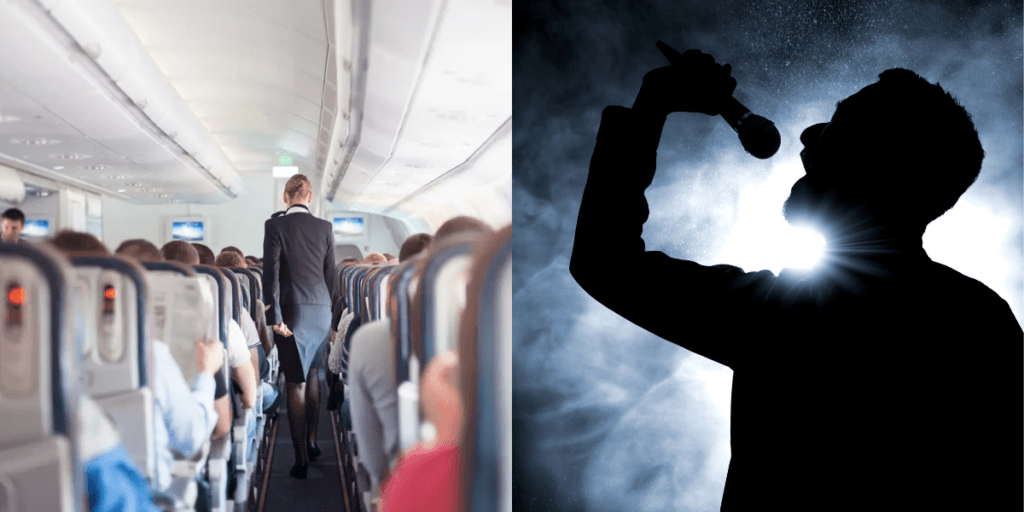 Cantor famoso causa quebra-pau em avião e vídeo de confusão acaba de ser vazado: "Isso é um absurdo"