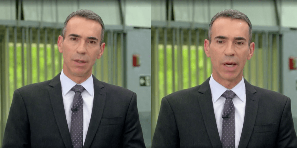 “Que tipo de gente é essa?”: César Tralli perde o chão na Globo e detona funcionário ao vivo no JH
