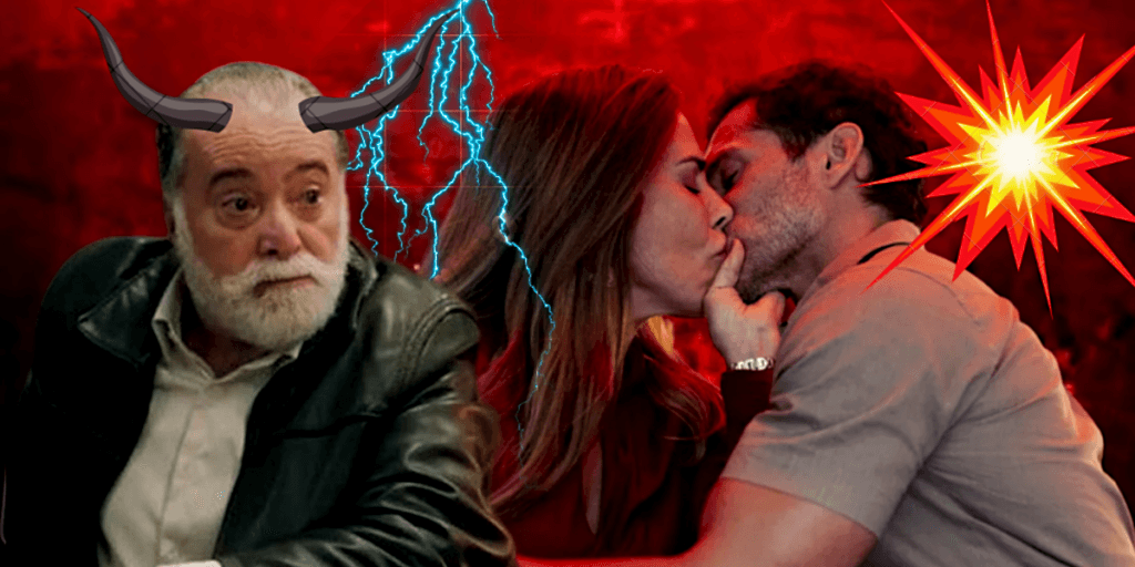 Terra e Paixão: Irene mete um par de chifres em Antônio e manda Vinicius calar a boca ao arrastá-lo pra cama