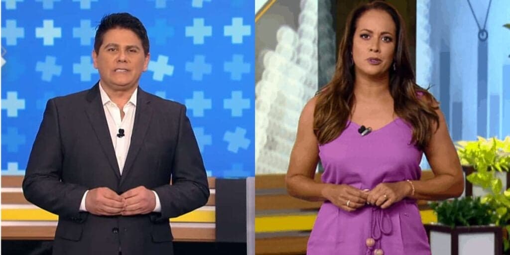 "Falta de sangue no cérebro": César e Renata paralisam o Hoje Em Dia com diagnóstico grave de estrela do SBT