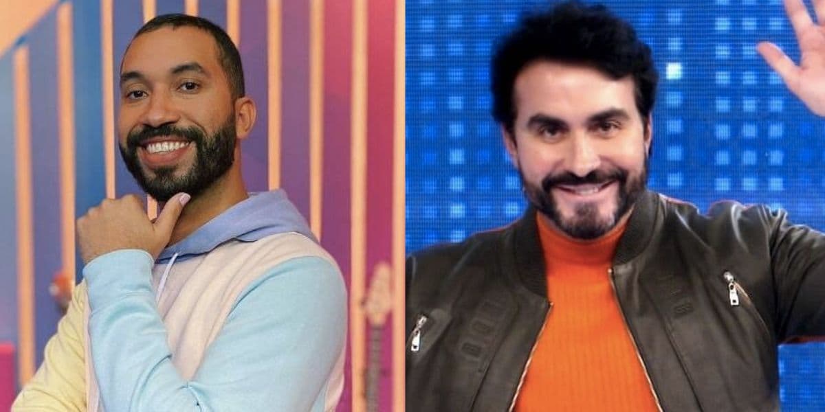 Gil do Vigor e Padre Fábio de Melo (Fotos: Reproduções / Globo) 