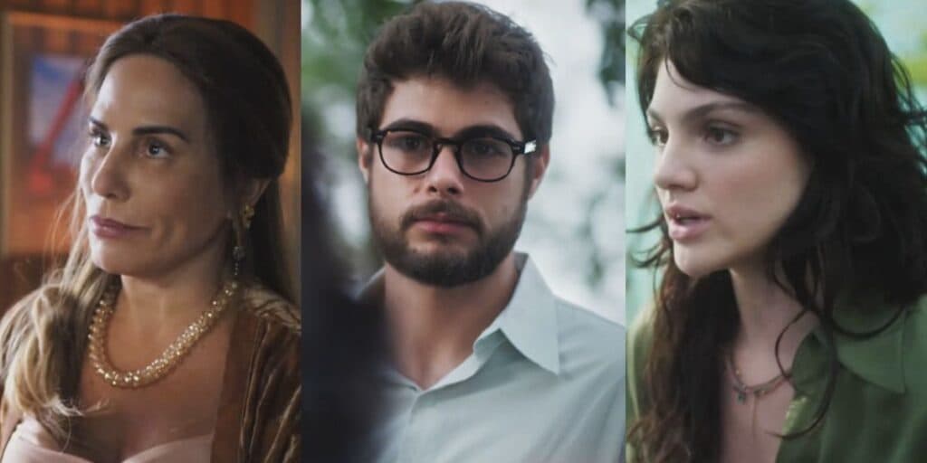 Terra e Paixão - Hélio se choca ao descobrir SEGREDO guardado à sete chaves por Irene e Petra dá facada na mãe