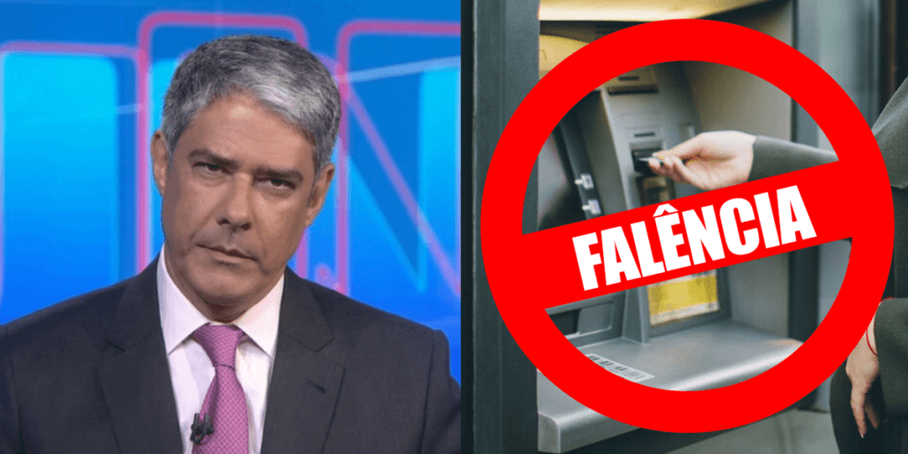 Falência: JN parou o Brasil ao confirmar fim de banco que deu fortuna a Globo e deixou milhões órfãos