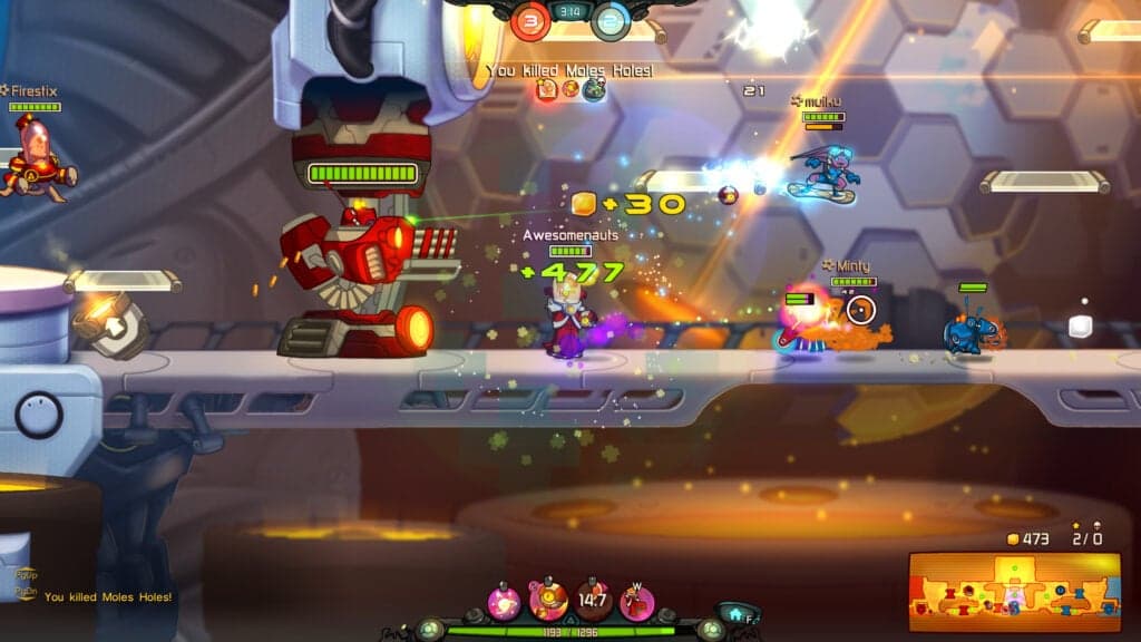 Jogo Awesomenauts, da empresa Ronimo Games (Foto: Reprodução, Steam)