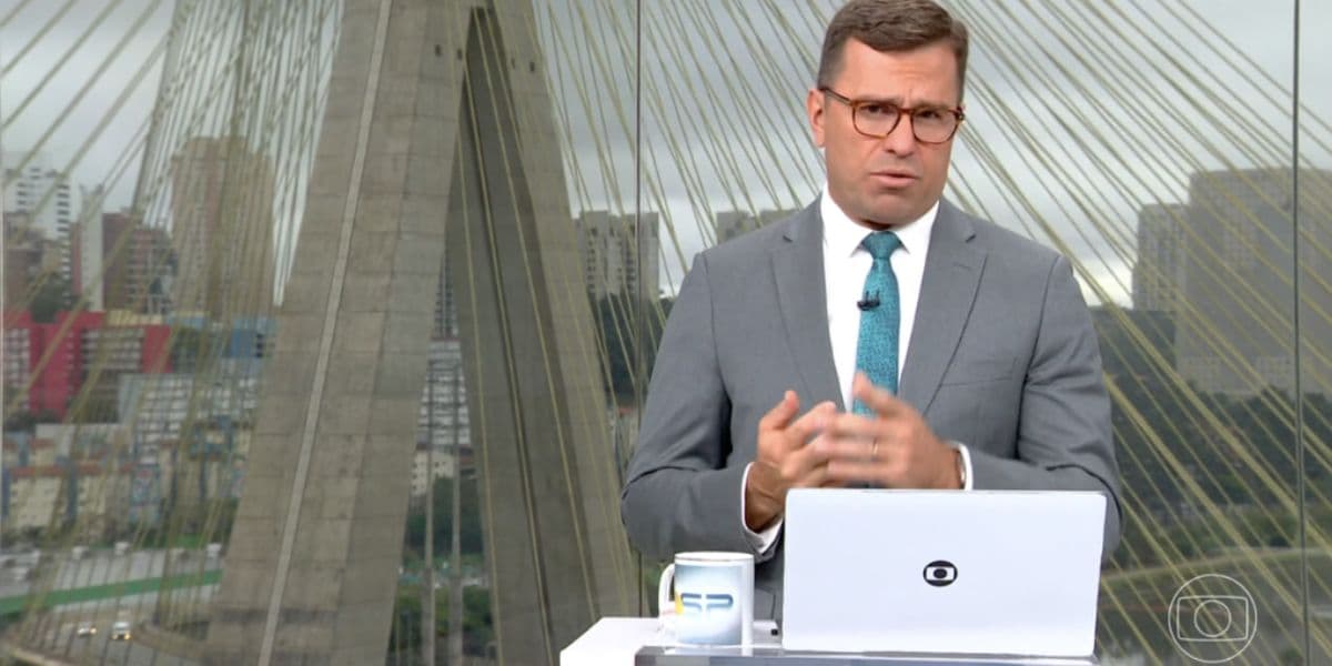 Rodrigo Bocardi no Bom Dia São Paulo (Foto: Reprodução / Globo)