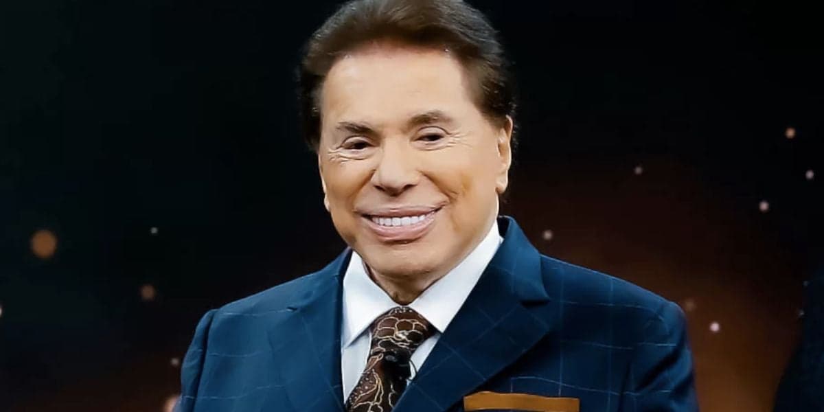Silvio Santos no troféu imprensa (Foto: Reprodução / SBT)