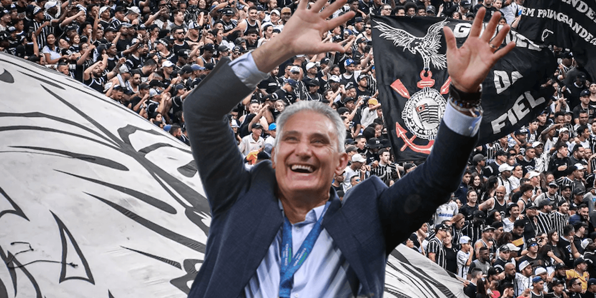 Tite - Corinthians (Foto: Reprodução, Montagem, TV Foco) Tite - Corinthians (Foto: Reprodução, Montagem, TV Foco)