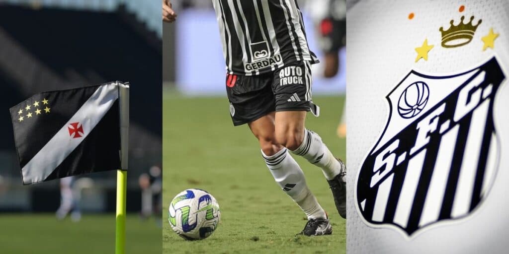 Contrato até 2026 e nem os milhões da 777 vão adiantar: Gallo dá chapéu no Vasco pra fechar com meia pro Santos