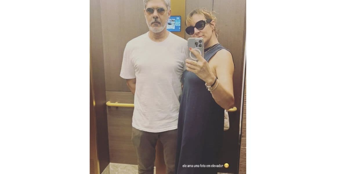 William Bonner e Natasha Dantas (Foto: Reprodução / Instagram) 