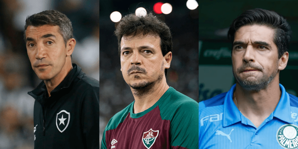 Abel Ferreira, Bruno Lage e Fernando Diniz: Técnicos desbancam craques do brasileirão e ganham esta FORTUNA