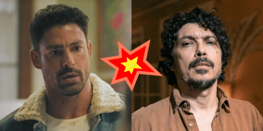 Terra e Paixão - Caio quebra-pau com Sidney e fica à beira da morte com arma apontada na cabeça: "Fogo"