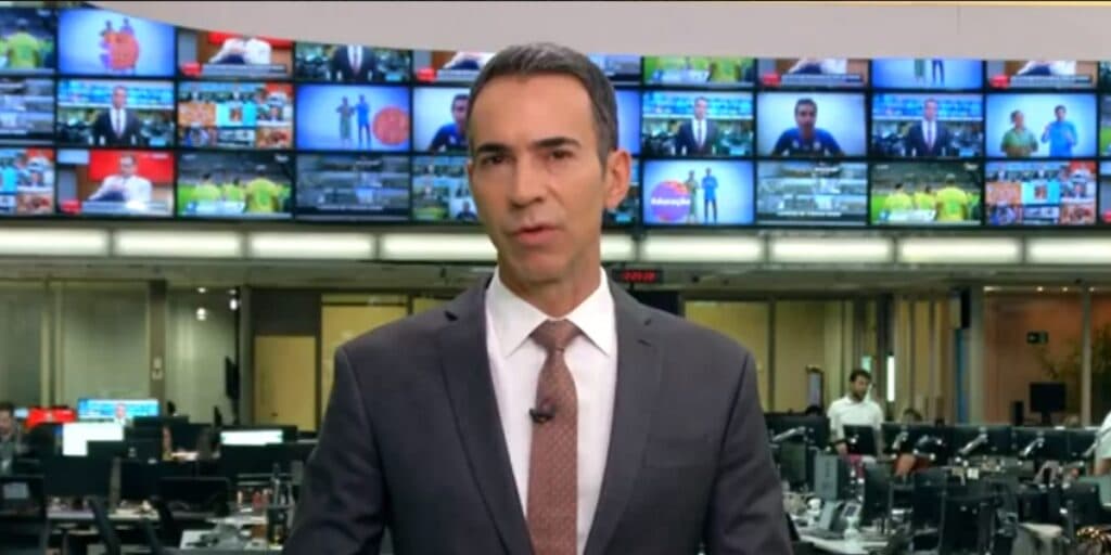 Plantão na Globo faz Tralli entrar no ar 4 horas antes e superar o horário nobre com prisão: Audiências 13/9