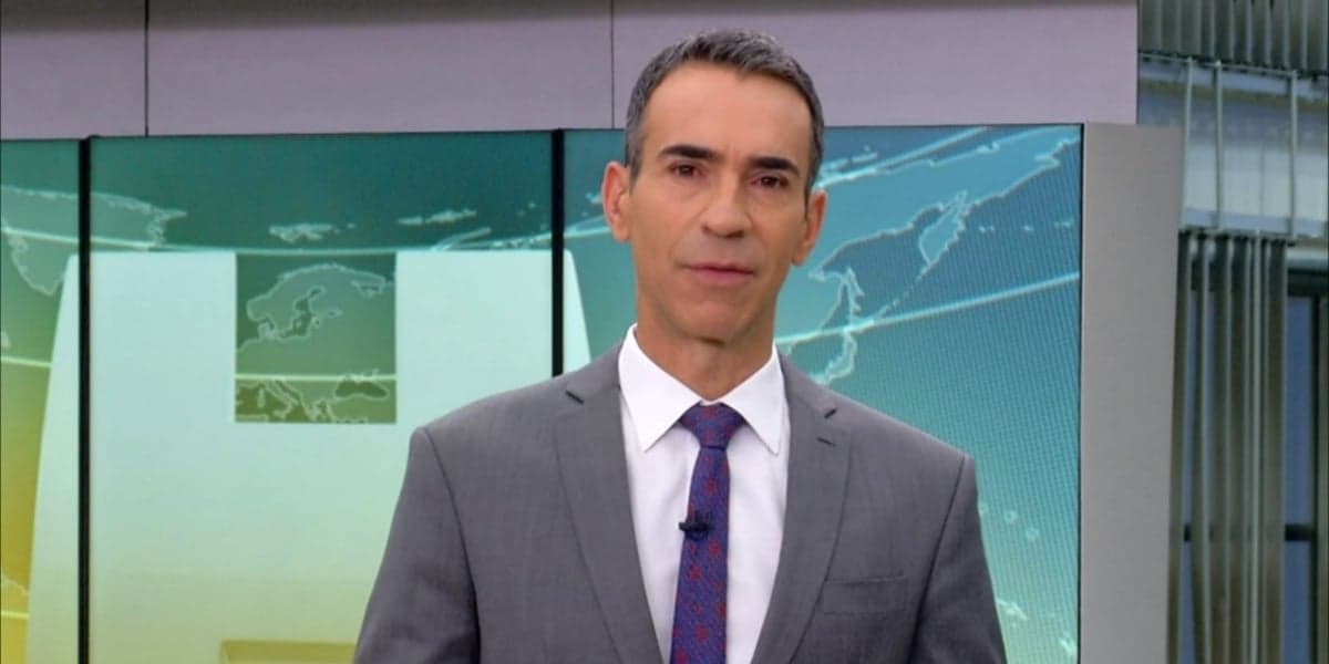 Cesar Tralli no "Jornal Hoje" (Foto: Reprodução/TV Globo)
