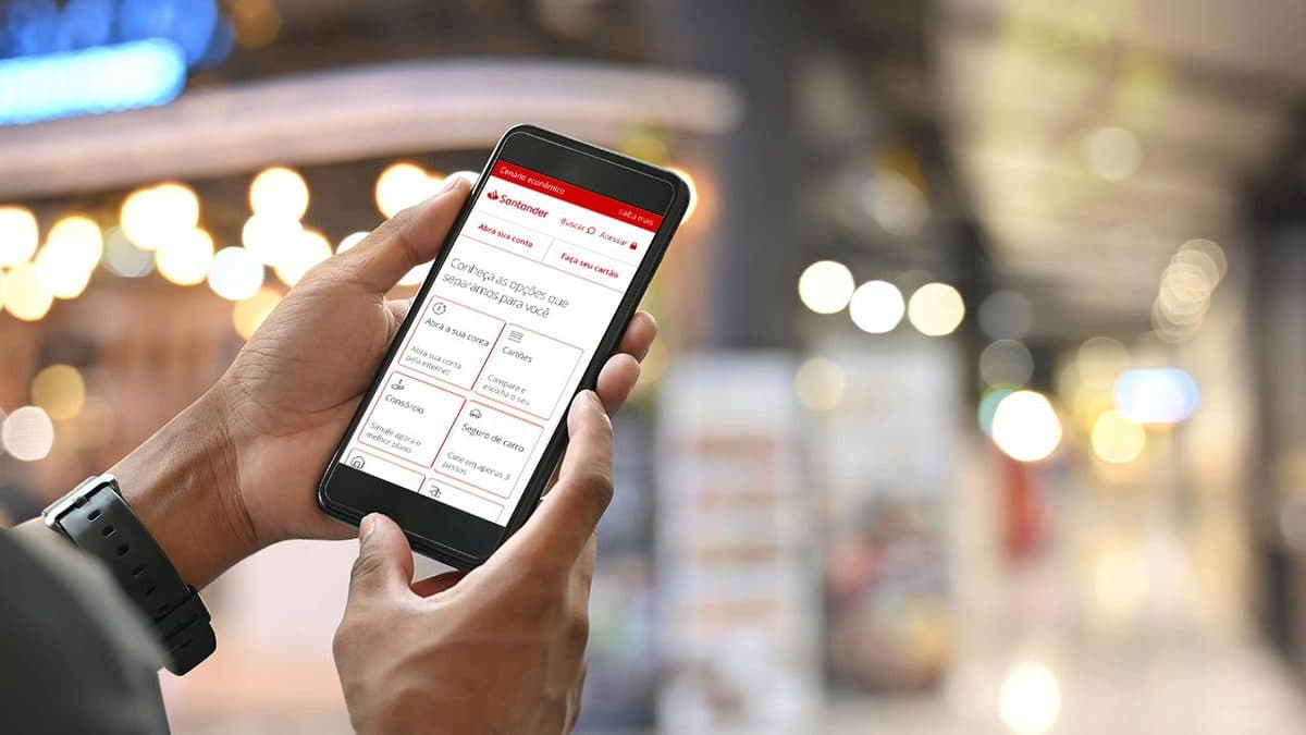 O fim de serviço do Santander após anos e o comunicado oficial do banco (Reprodução/Internet)