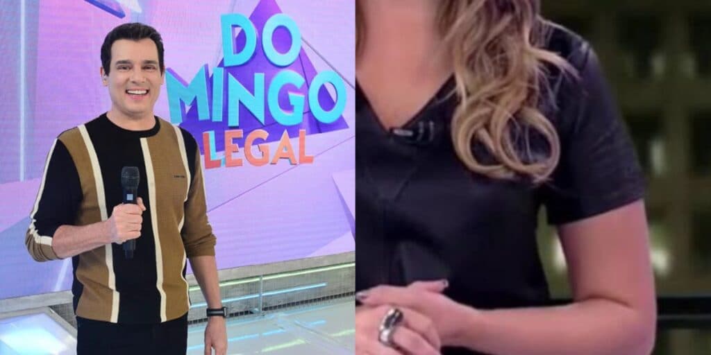Ex-âncora da Record vai para o Domingo Legal e passado como dançarina é exposto: "Loira do Tchan''