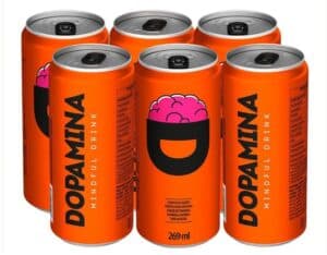 A bebida energética Dopamina teve sua fabricação, distribuição e venda proibidas pela Anvisa nesta segunda-feira (Foto: Reprodução / Dopamina) 