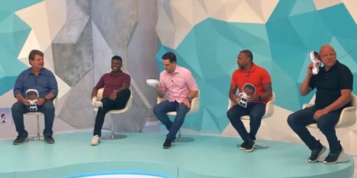 Edilson Capetinha fez parte do elenco do Jogo Aberto (Reprodução: Band)