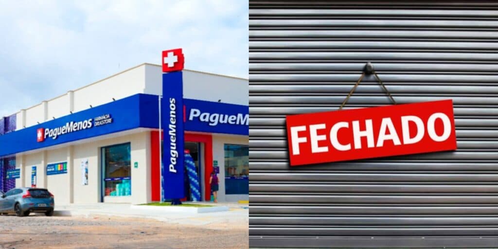 "Estamos encerrando": O fechamento de unidade crucial da farmácia Pague Menos e o comunicado da rede