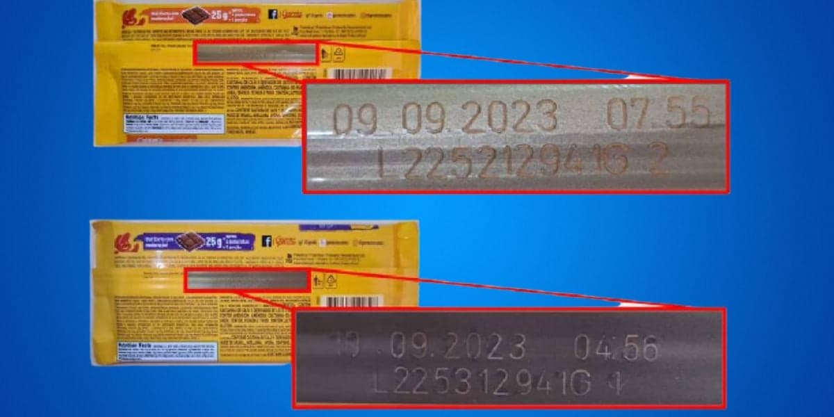 Os dois lotes que foram retirados do mercado na época (Reprodução: Internet)