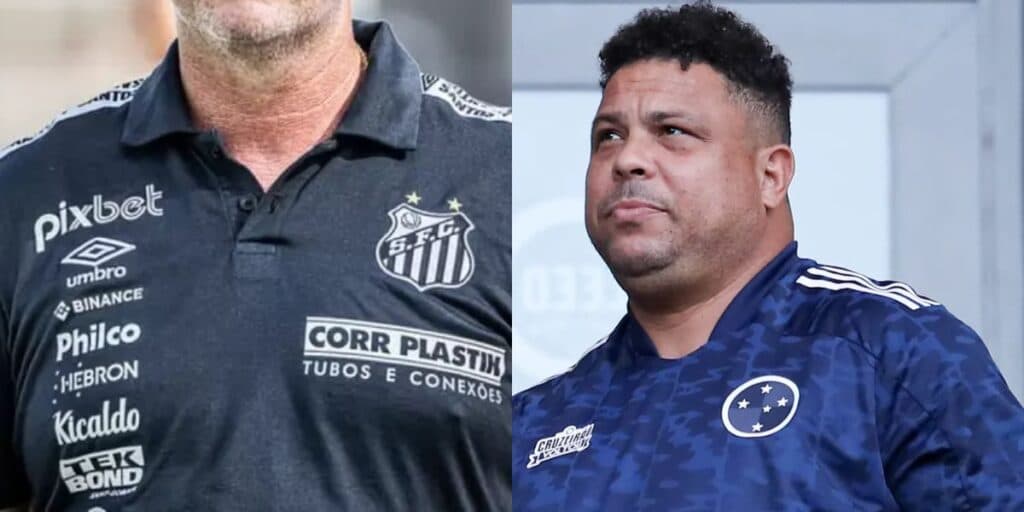 Do Santos para o Cruzeiro: Ronaldo faz de tudo para se salvar e esse é novo técnico que ele decidiu contratar