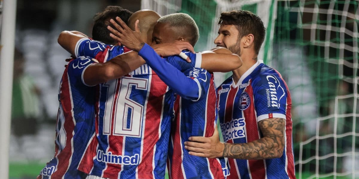 Bahia comemorando o triunfo - (Foto: Internet)