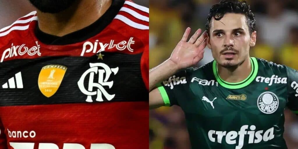 De maior rival a estrela do alviverde: Atacante do Flamengo é escolhido para ser dupla de Veiga no Palmeiras