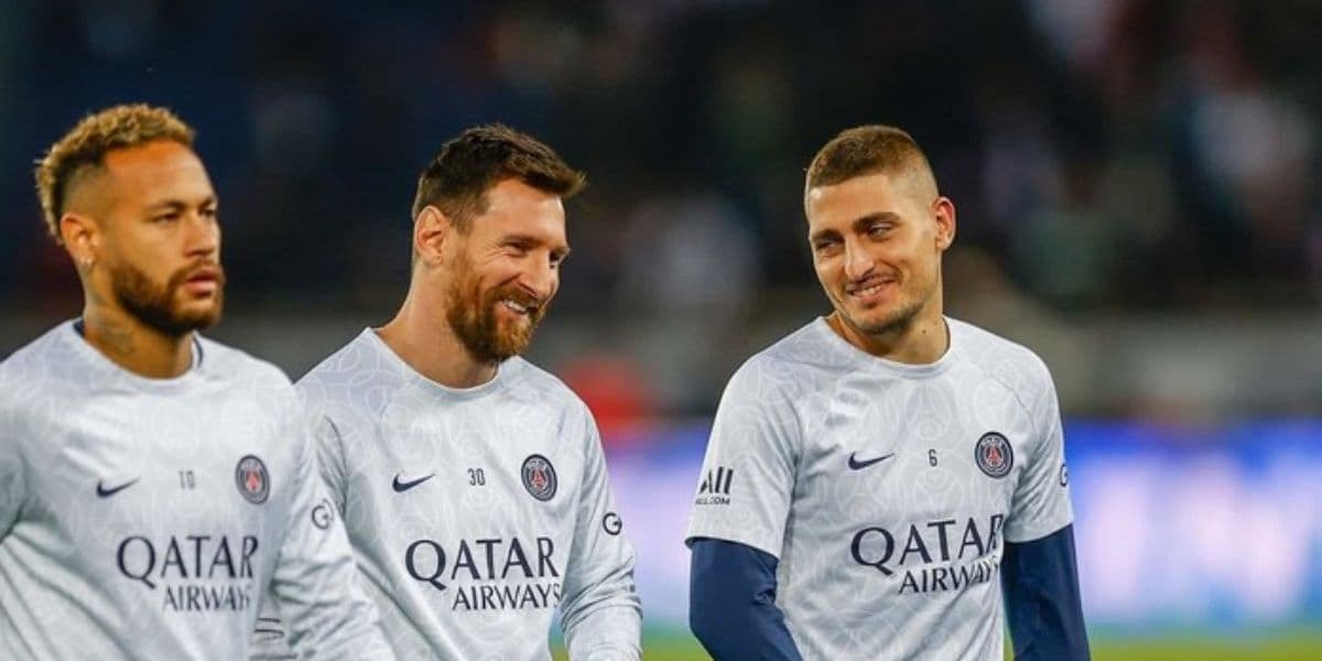 Neymar, Messi e Verratti - (Foto: Internet) 