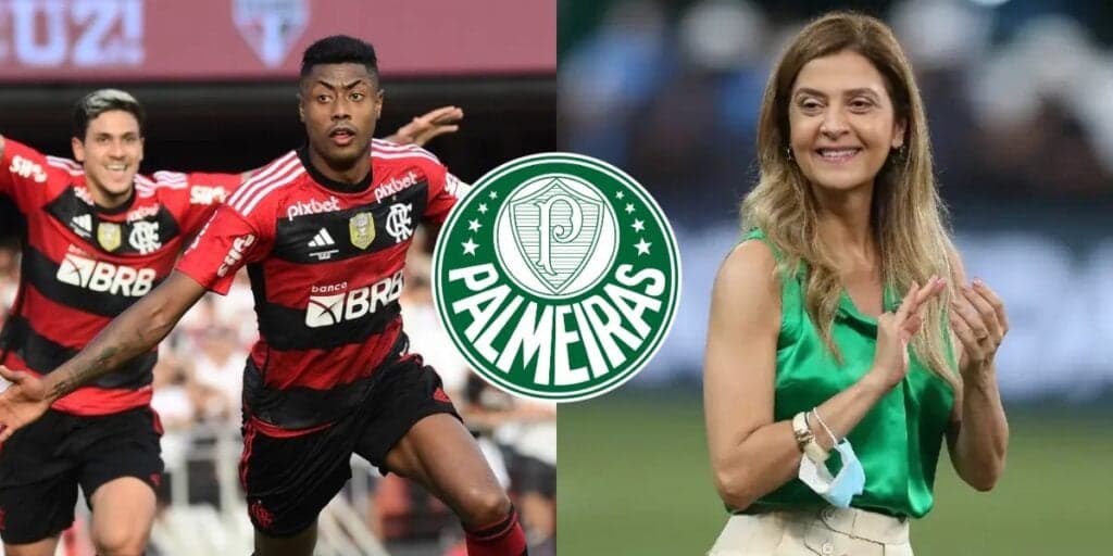 Bruno Henrique e mais 2: Leila enterra a fama de mão de vaca e libera milhões para contratações no Palmeiras