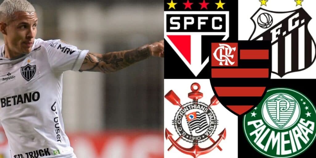Flamengo e gigante paulista brigam para arrancar Arana do Atlético Mineiro e desfecho do lateral é confirmado
