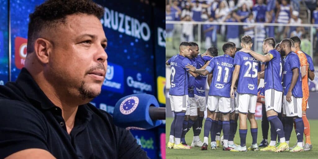 Ronaldo contra a parede e em desespero: Barca de despedida do Cruzeiro tem Bruno Rodrigo e mais 6 jogadores
