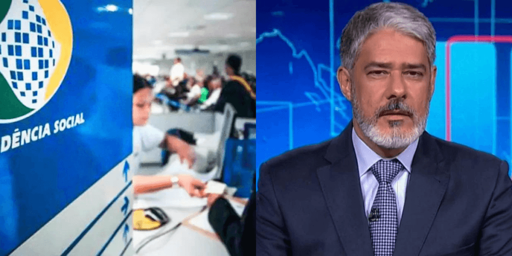 William Bonner para o JN com notícia avassaladora do INSS que deixa milhões com o coração na mão HOJE