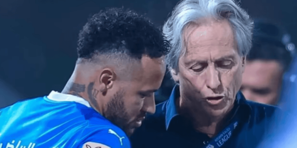 O técnico de futebol do Al-Hilal, Jorge Jesus e Neymar (Foto: Divulgação / Al Hilal) O técnico de futebol do Al-Hilal, Jorge Jesus e Neymar (Foto: Divulgação / Al Hilal)